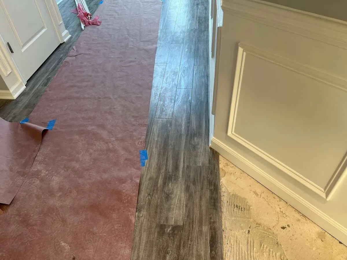 Completed marble shower restoration in Newport